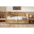 Traditional Style Rattan  Daybed With 2 Drawers For Limited Space, Guest Room, No Box Spring Needed,Antique Walnut-290803264