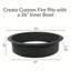 Anneau de foyer rond en acier robuste Hickman - 36 po-1676004646