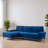 102.42" Reversible L-Shaped Sectional Sofa with Ottoman for Living Room-397860412