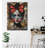 Stylish Decorative Canvas Painting, 19.7 x 27.6 Inches | High-Quality 50% Cotton / 50% Polyester with Digital Printing | Sturdy Wooden Frame (0.8 x 0.8 Inches) | Perfect for Living Room, Bedroom, or Office Decor