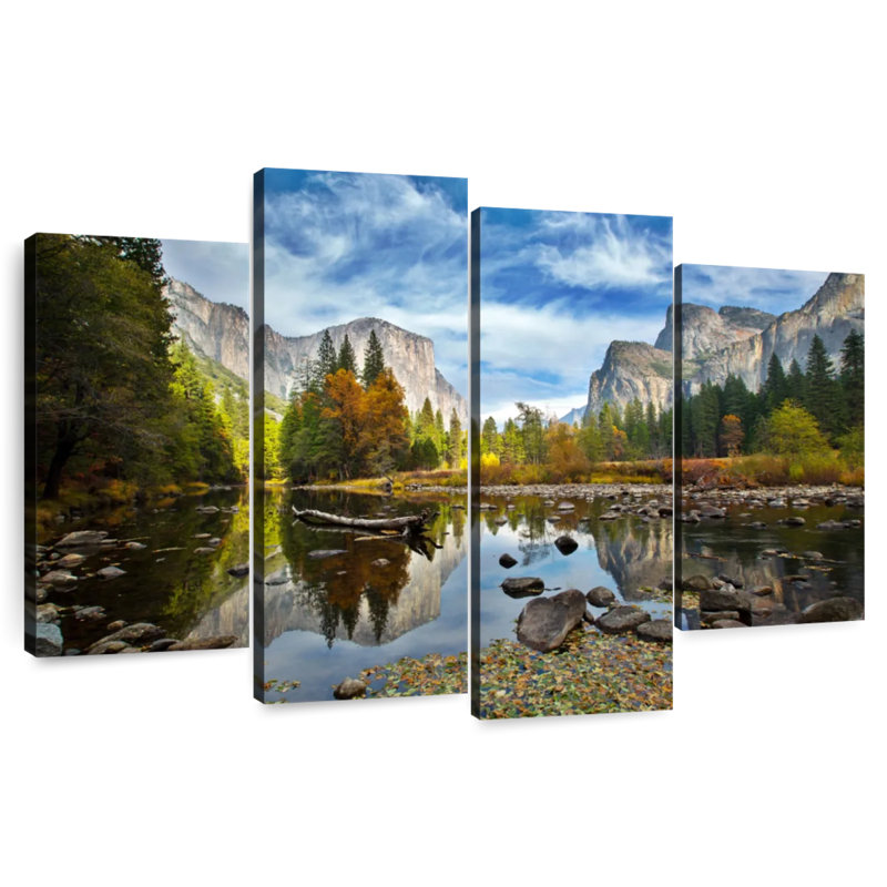 Alvord Calm Merced River, H 22 po x l 36 po