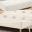 Banc rembourré en velours Chereese-915414881