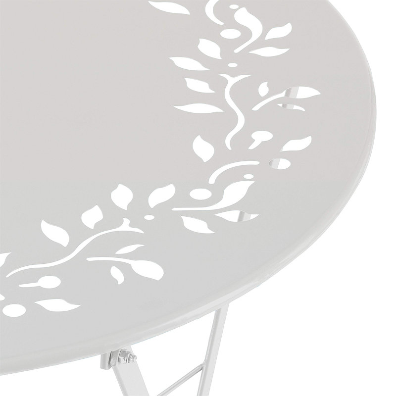 2 Seater Bistro Set, White