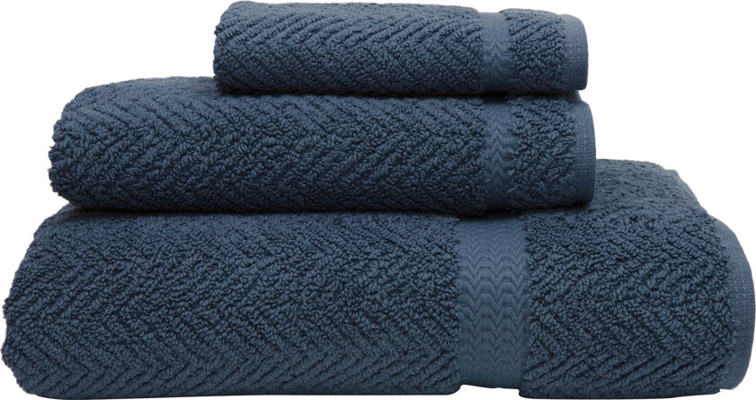 Herringbone 100% Genuine Turkish Cotton Bath Towels