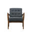 Castlewood Upholstered Solid Wood Accent Chair