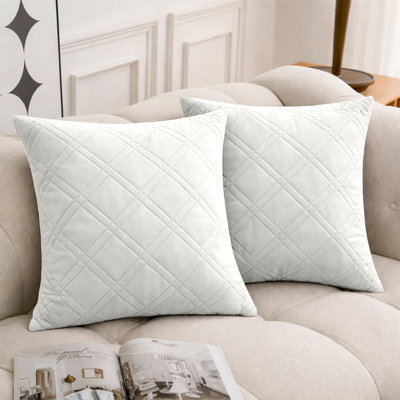 Geometric Square Cushion