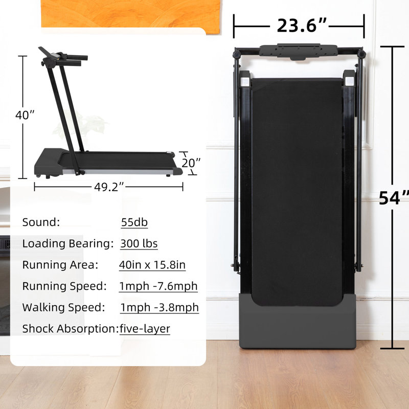 Tapis de course à domicile avec écran à DEL: personnalisez votre DEL Regime Black
