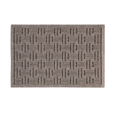 Paxley Non-Slip Geometric Outdoor Doormat