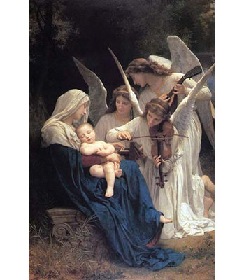 « song of the anges » par william-adolphe bouguereau, impression