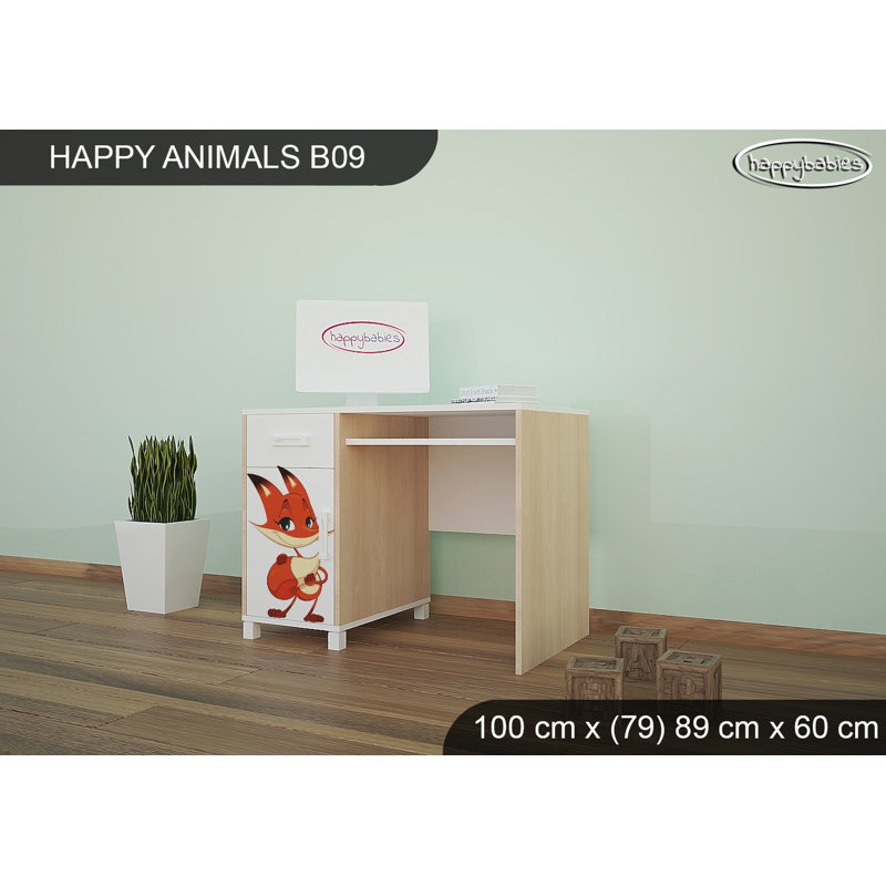 100cm Writing Desk, Oak