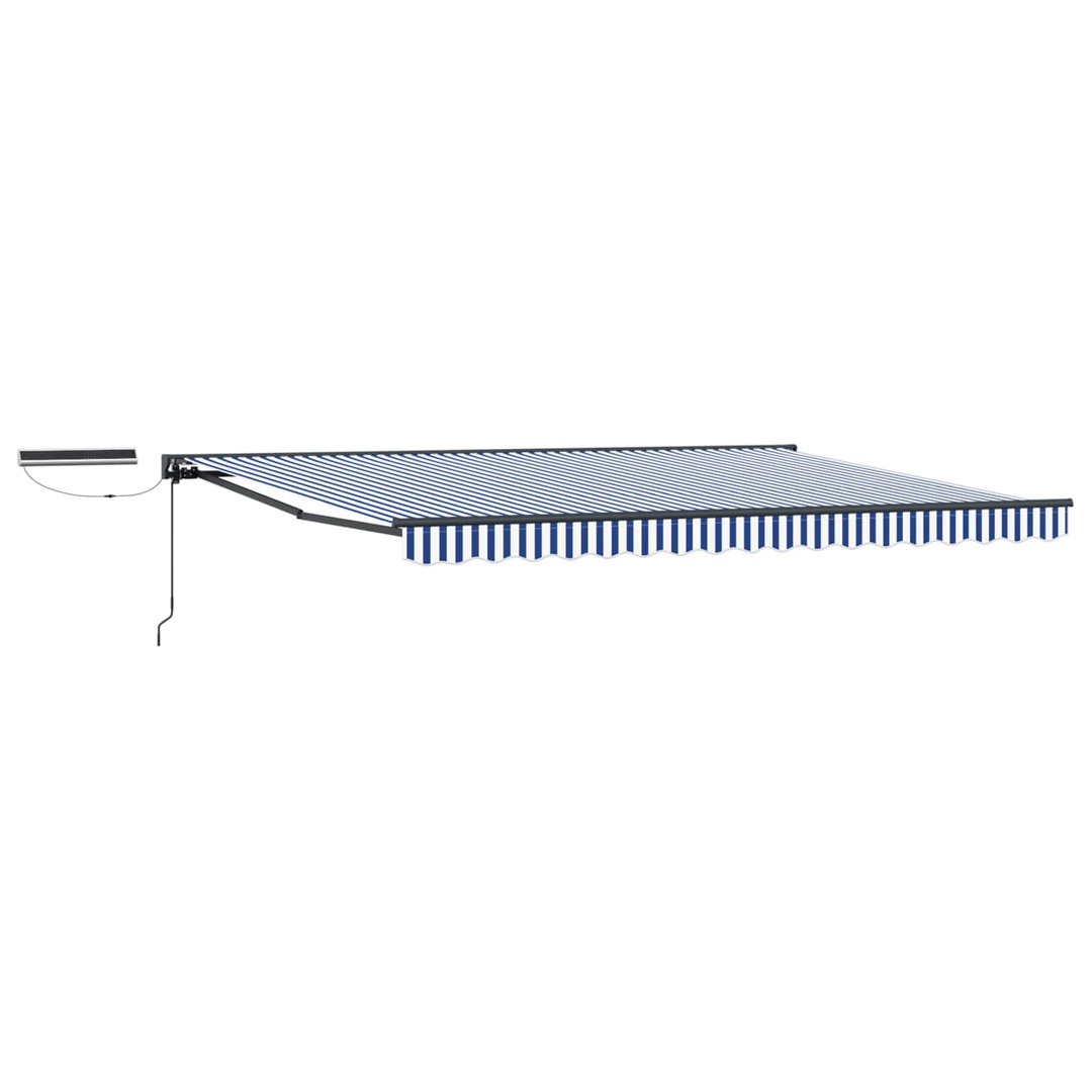 VidaXL Polyester Cover Retractable Patio Awning