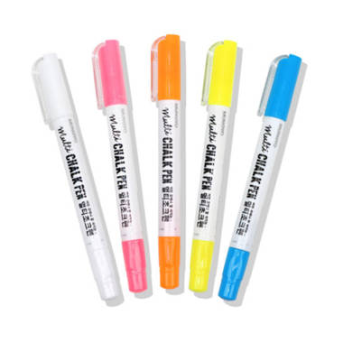 Aarco Products Inc. Wet Erase Neon Markers Set of 6