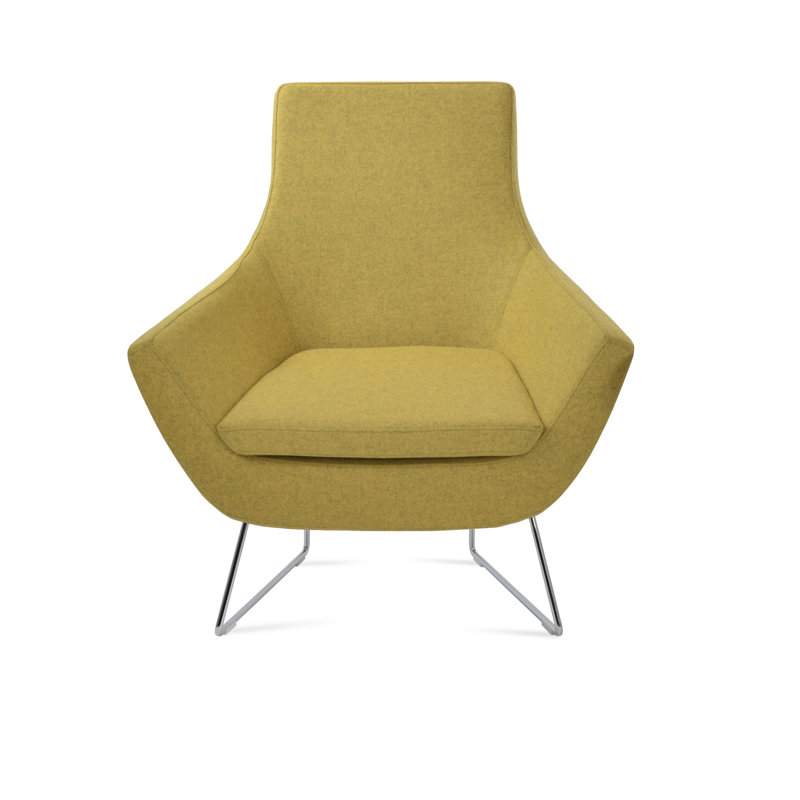 Méridienne Lakewood, Laine ambre Camira