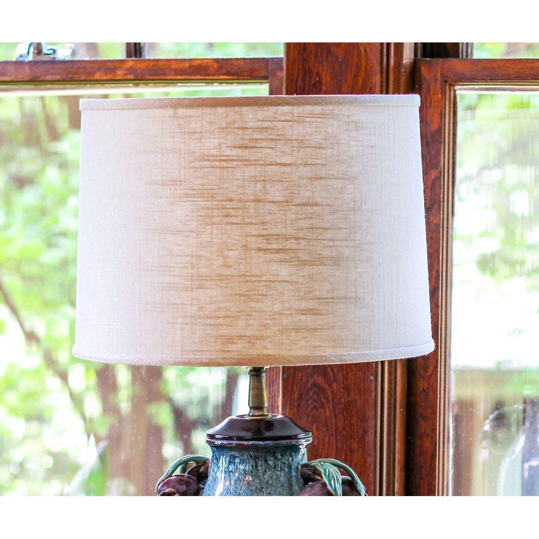 11'' H x 16'' W Linen Drum Lampshade Alcott Hill® 