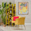 «Vase & Lemons Still Life», art mural sur toile flottante noire, design par Janelle Penner-726223897-726223896