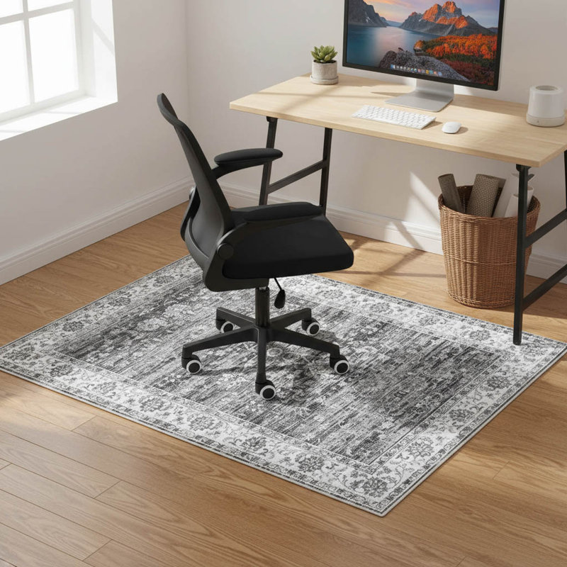 Anti-Slip Office Chair Mat For Hardwood Floors 90X120cm