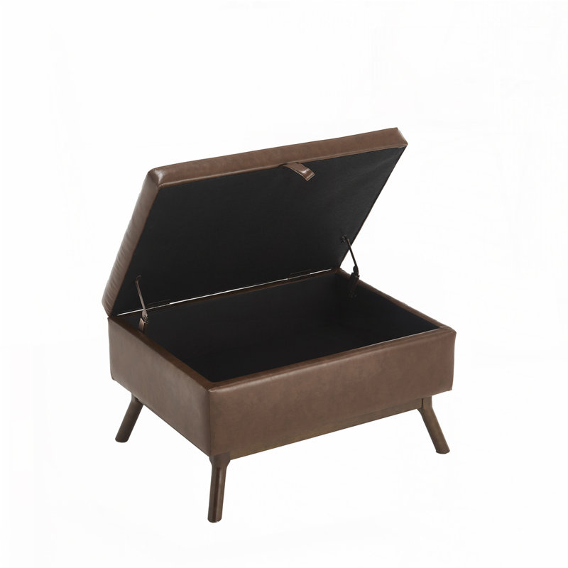 Storage Ottoman,Coffee Table, Brown