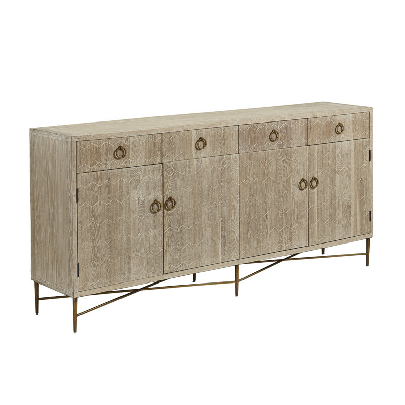 Emiko 78'' W Solid Wood Sideboard