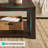31.5" Square Solid Wood Coffee Table, Mid Century Modern Center Table with 2-Tier Storage for Living Room-1640887470