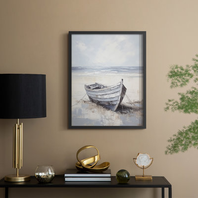 NAUTICAL Series CDXCII - Impression encadrée de qualité supérieure - Prêt à être accroché - Aucun clou requis