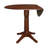 Extendable Round Solid Wood Dining Table-87227698