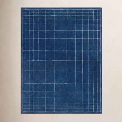 Mallory Midnight Blue Hand Tufted Area Rug