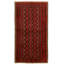 Tapis décoratif en laine rouge noué à la main 3 pi 8 po x 6 pi 7 po one-of-a-kind Bethelmie