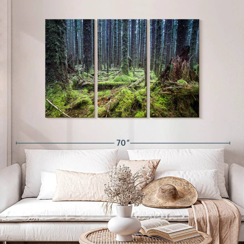Alvord Mossy Hoh Rainforest, 32" H x 50" W