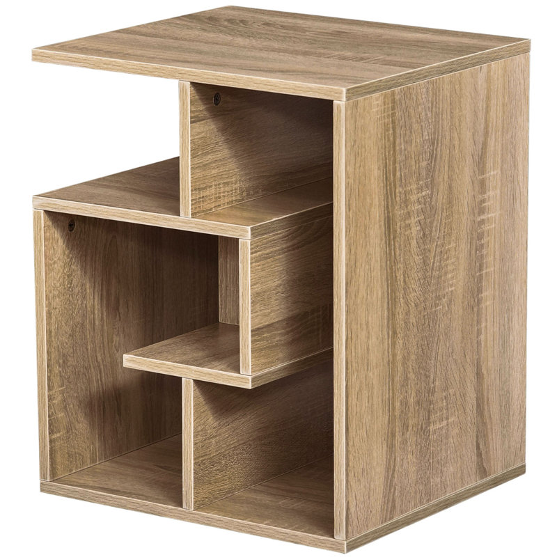 Gaylee 1 Piece Side Table Set, Oak