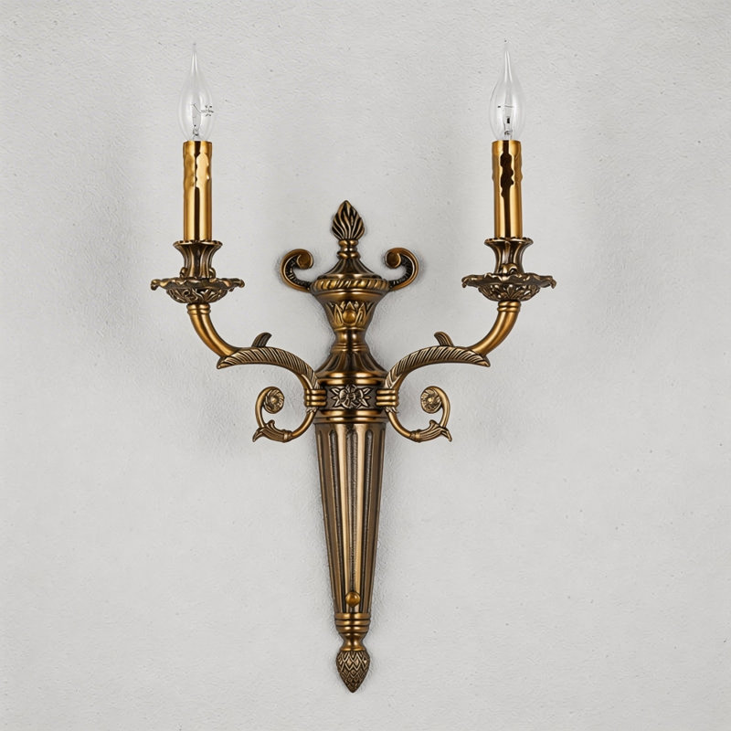 Vintage Candle Wall Light