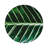Tropical Leaf Green Rectangle Tabletop Set