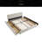 Queen Size Upholstered Bed ,Comfortable Upholstered Bed Frame, Chenille Fabric, With Headboard And Solid Bed Frame. With Drawer For Storage-243237582