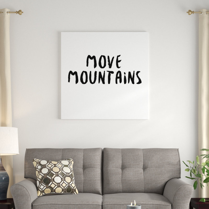 «Power Quotes VI», art textuel sur toile, H 36 po x l 36 po