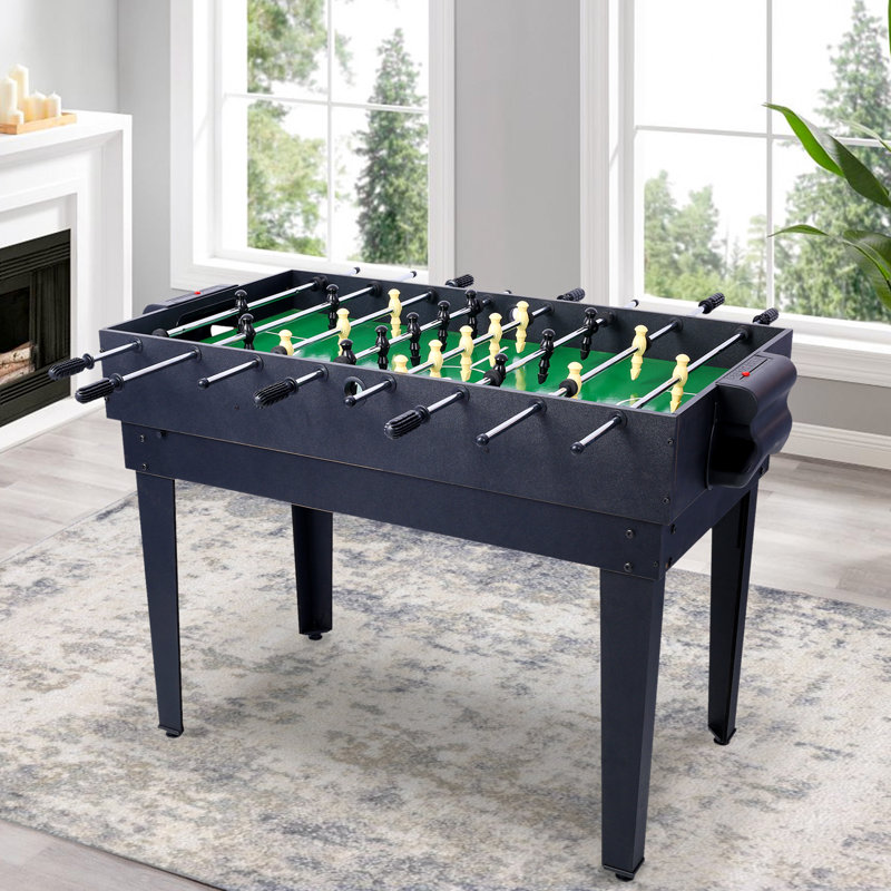 43.00'' L Multi Game Table, Red/Black