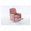 Chaise berçante en tissu avec repose-pieds réglable-1287876487