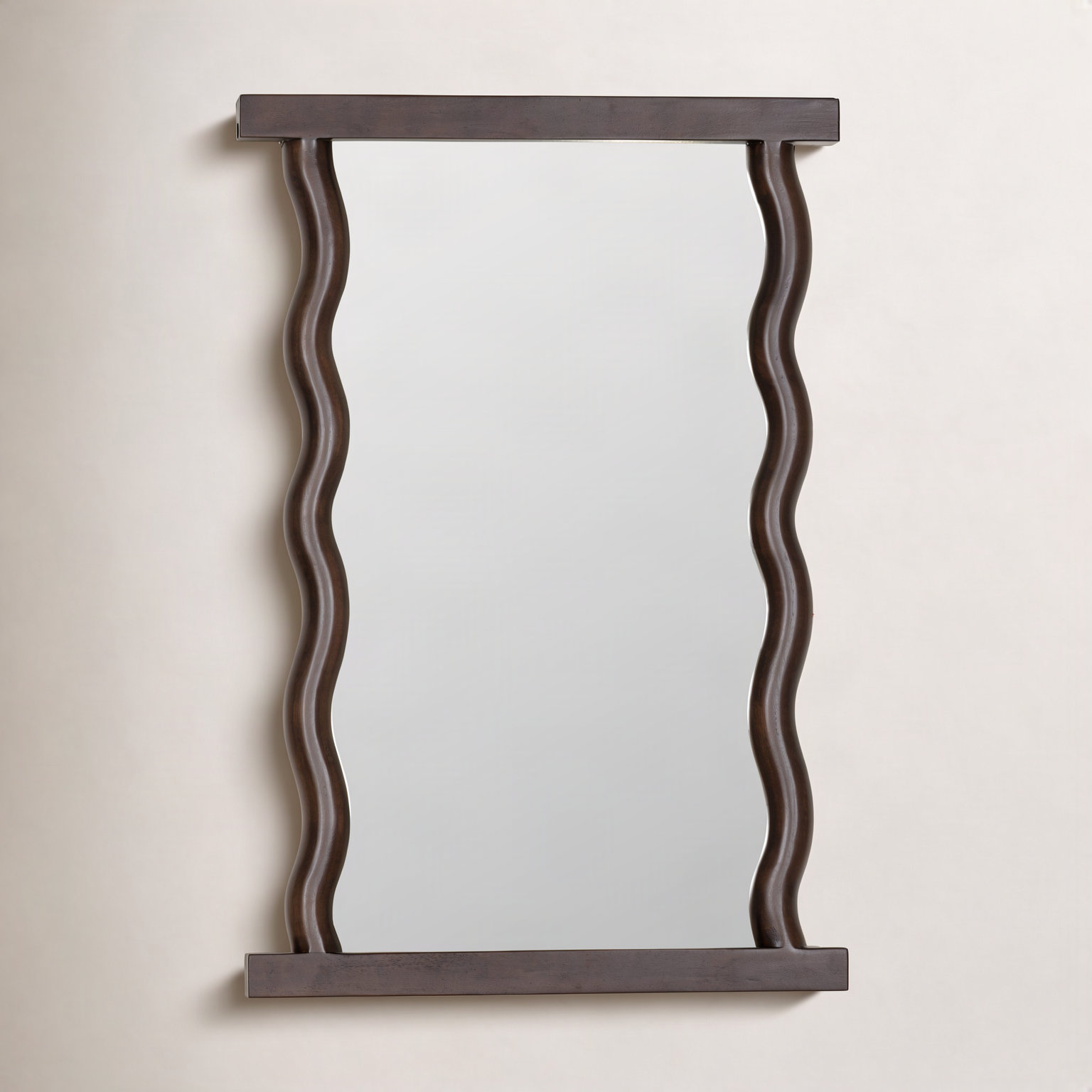 Solid Wood Accent Mirror, 35.5" x 23.5"