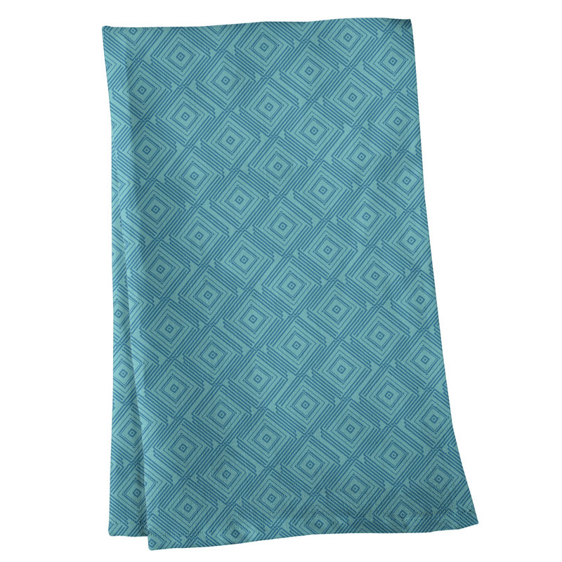 Tea Towel Kitchen Towel, Poly Twill, Aqua
