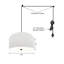 Luminaire suspendu tambour 2 lumières Lillian-851932250-851932251