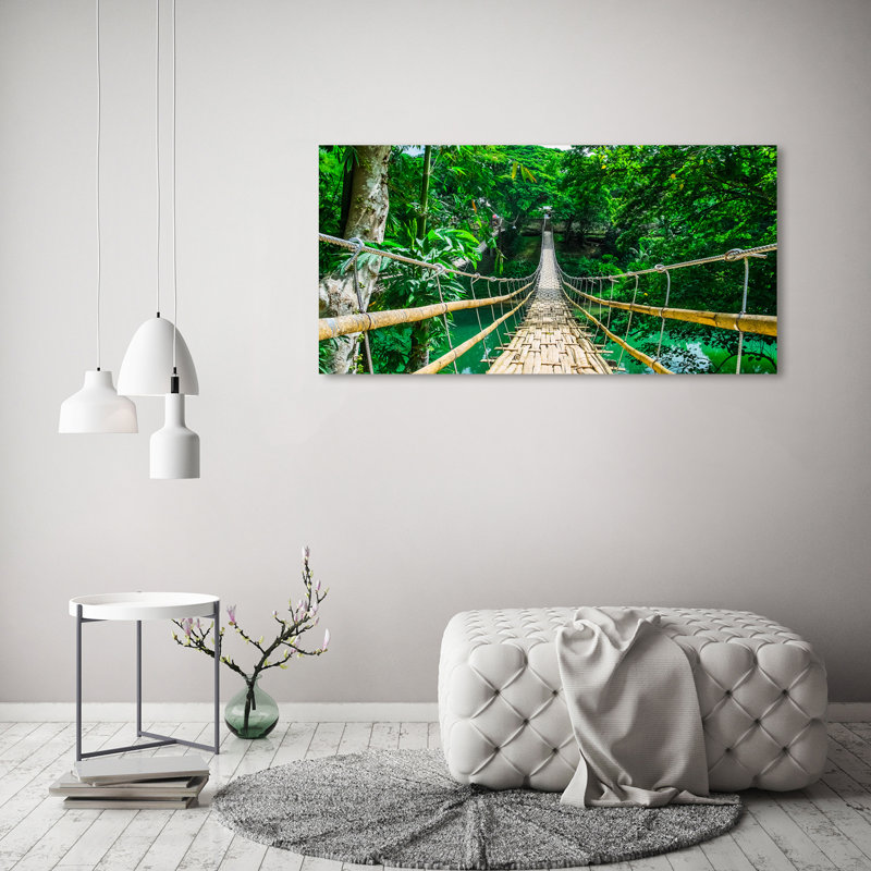 The Bridge Of The Rain Forest - Wrapped Canvas Print