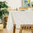 Linen-Like Diamond Checkered Embroidery Tablecloth with Fringe-461847424-462878125