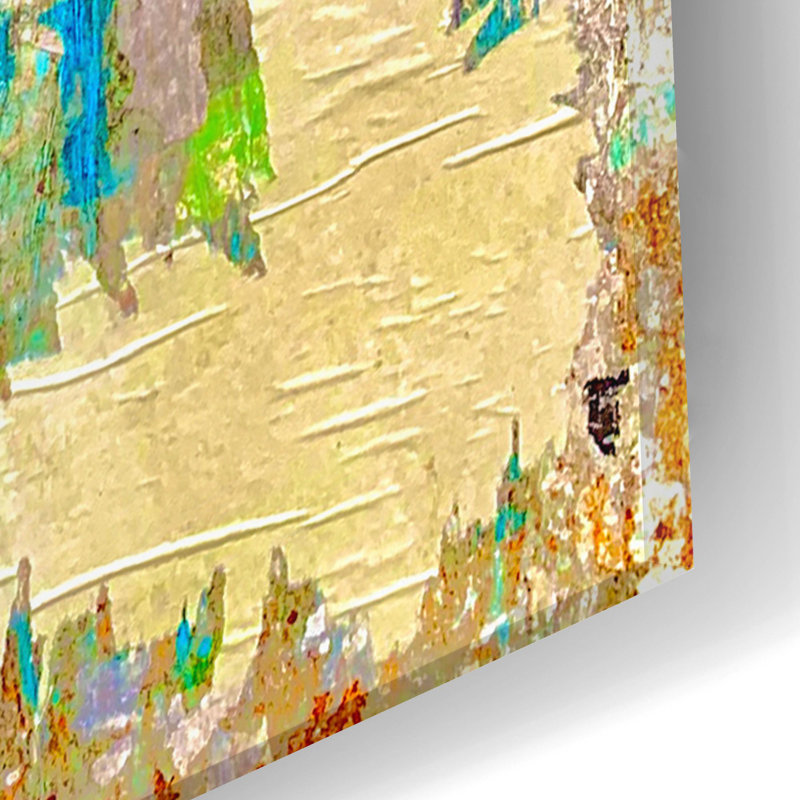 Zyrell sur impression plastique / acrylique, H 24 po x l 16 po x P 0,2 po