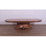 Oval Mahogany Pedestal Dining Table