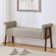 Lovice Polyester Blend Upholstered Bench