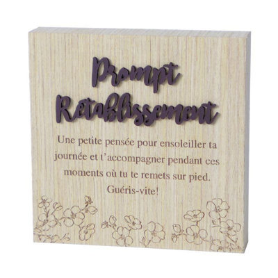 Enseigne en bloc Prompt Retabblissement