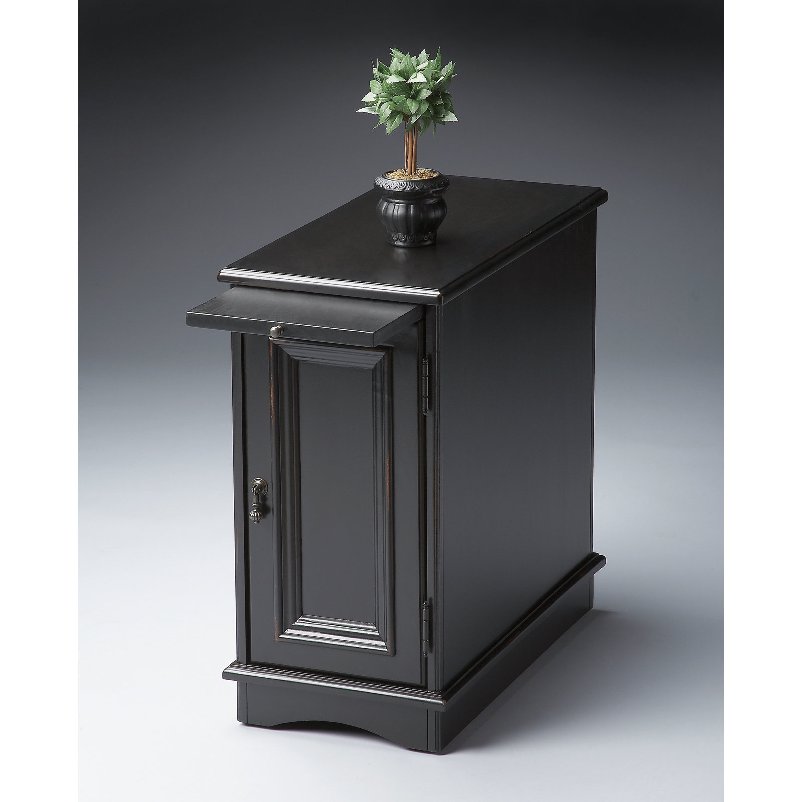 Midland 12" End Table, Black