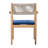 Braided Wood Patio Dining Chairs Of 4, All - Weather, Look, Beige Rope, And Ergonomic Design For Poolside Relaxation Wood, Outdoor Chairs, Stylish Detailing, Decor-1454213415