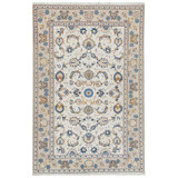 Wool Oriental Area Rug in Ivory