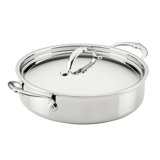Probond® Luxe 3.5-quart Professional Clad Stainless Steel Sauteuse Braiser With Lid