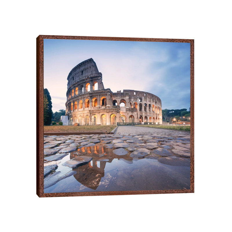 The Colosseum, Rome, Lazio, Italy by Matteo Colombo - Gallery-Wrapped Canvas Giclée on Canvas, Classic Wood Framed Canvas