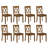 Brookner Wood Cross-Back Dining Chairs-99306172-101193051